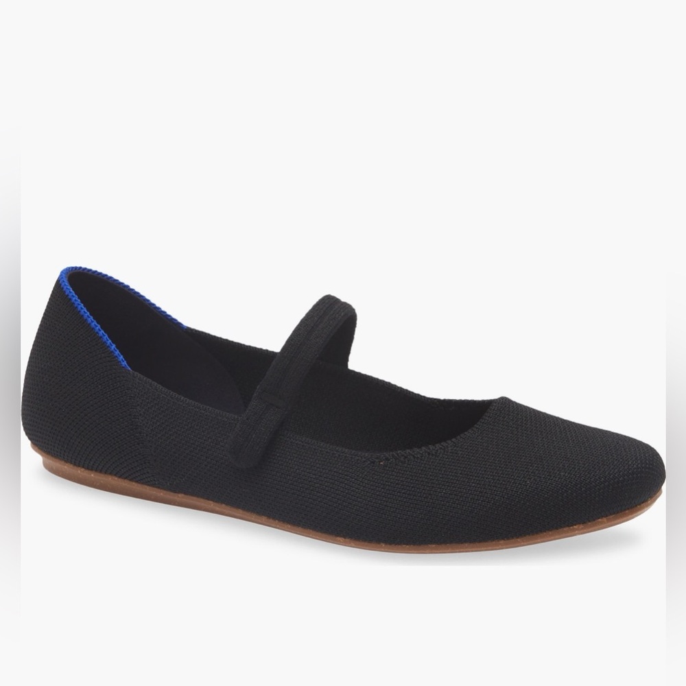 Rothy's The Square Mary Jane Flats Black